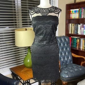 Scarlett Black Lace Cocktail Dress